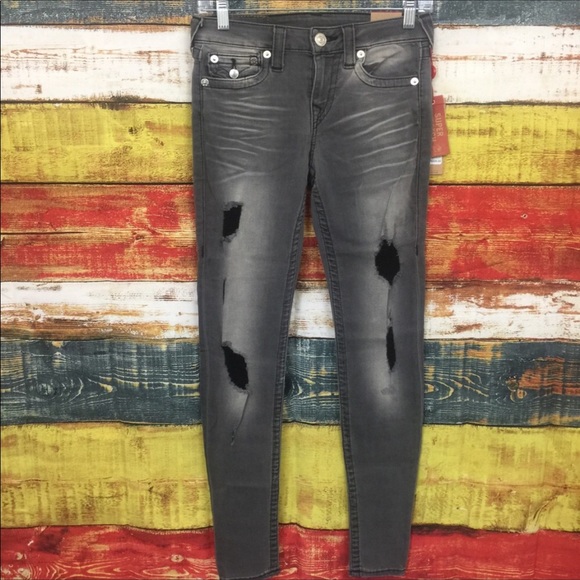 True Religion Denim - NWT True Religion Distressed Skinny Jeans Size 27